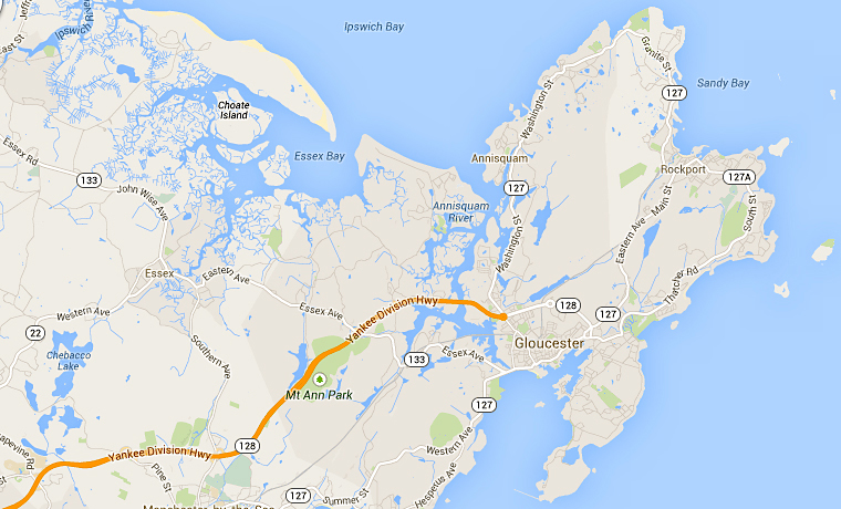 Cape Ann map
